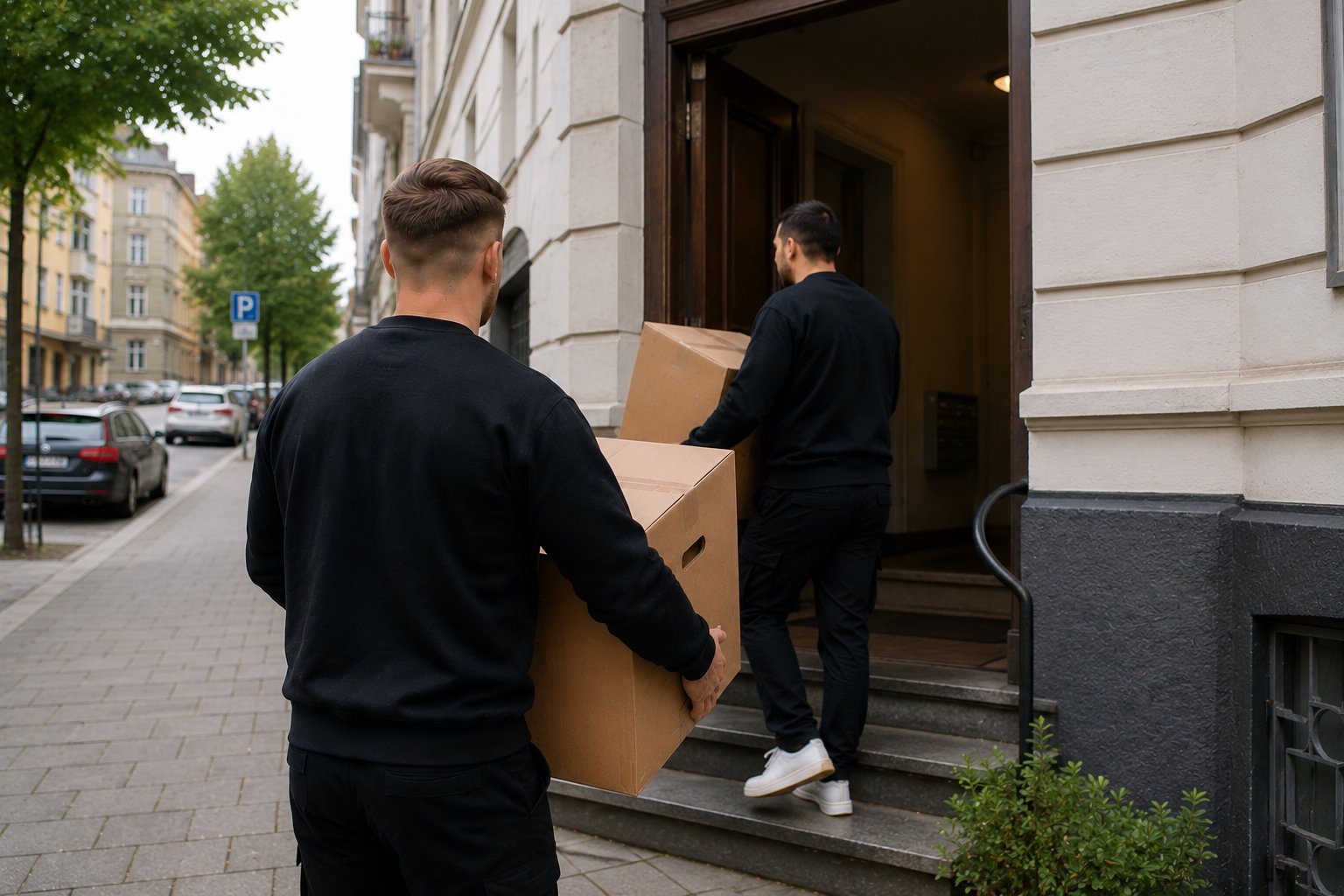 Flyttefirma Majorstuen — profesjonelle flyttemenn laster flyttebil i Oslo