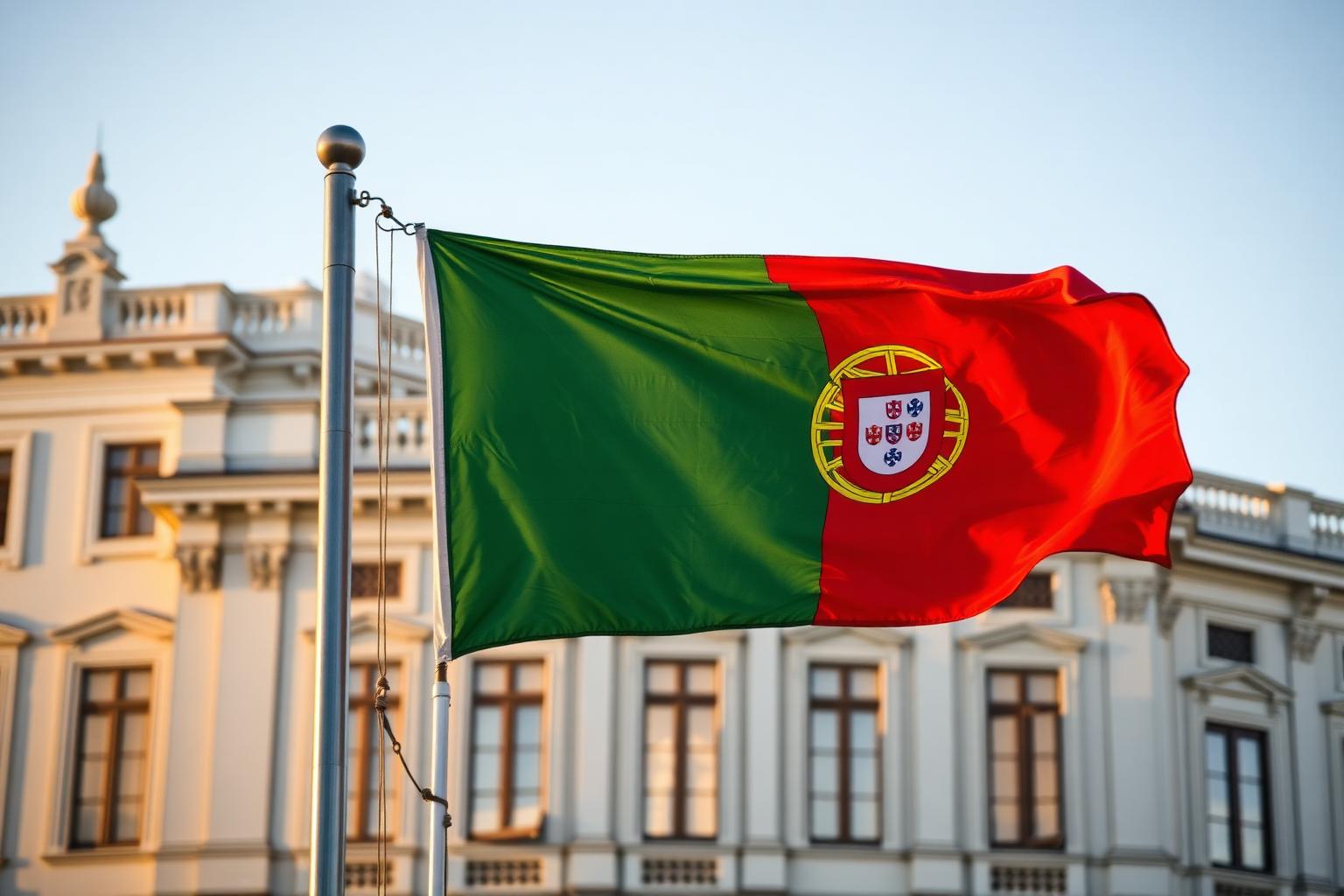 Gule trikker i pastellfarget gate i Lisboa — flytting fra Norge til Portugal
