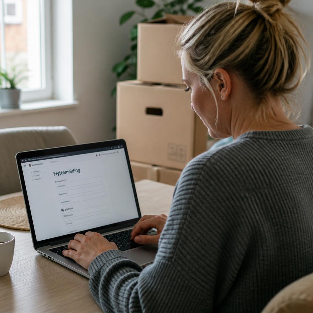 Flyttemelding — adresseendring digitalt via Folkeregisteret